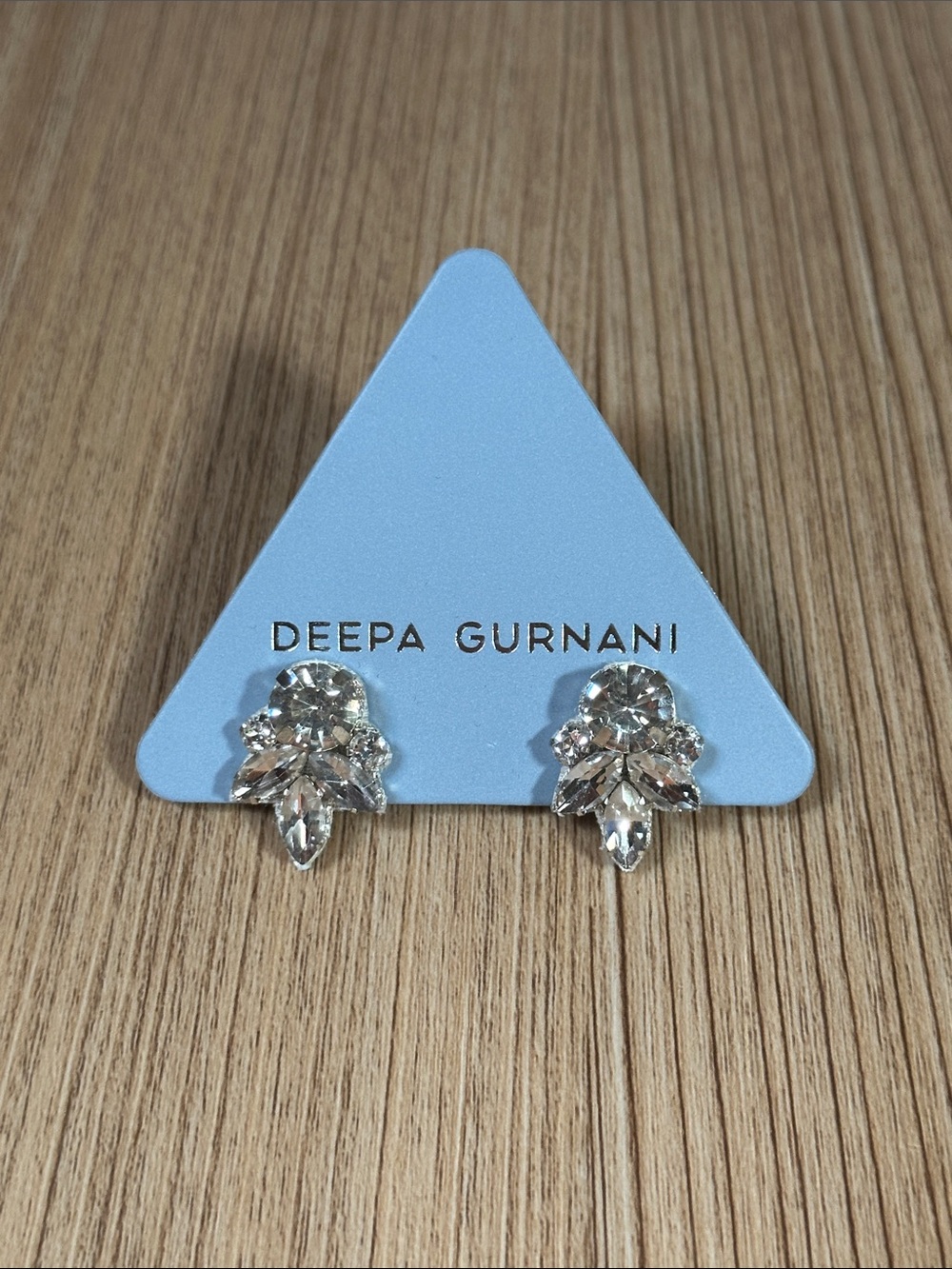 Deepa Gurnani Kirby Crystal Stud Earrings